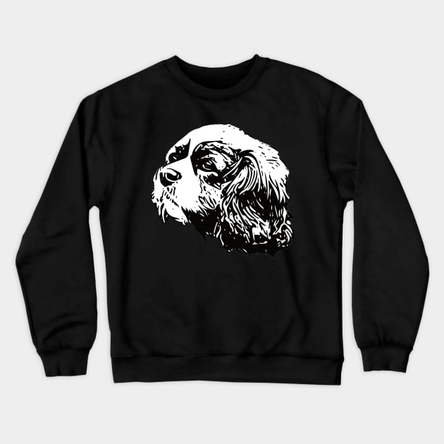 Cavalier King Charles Spaniel Crewneck Sweatshirt by DoggyStyles